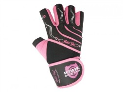 Женские перчатки для фитнеса Power System PS-2720 перчатки с напульсником  (Розовый)