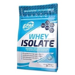 Изолят протеина 6PAK Nutrition Whey Isolate  (700 г)