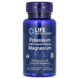 Комплекс витаминов Life Extension Potassium with Extend-Release Magnesium   (60 vcaps)