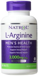 Аргинин Natrol L-Arginine 3000 мг  (90 таб)