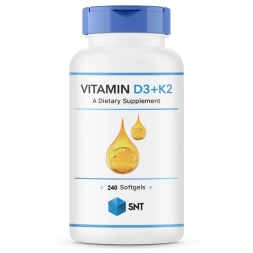 Питание для фитнеса SNT Vitamin D3 + K2   (240 softgels)