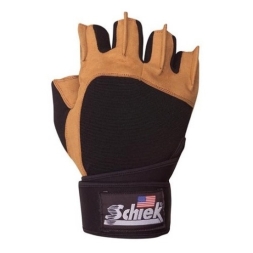 Женские перчатки для фитнеса Schiek 425 Power Gloves Wrist  (Коричневый)