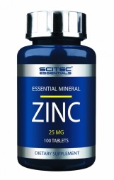 Цинк Scitec ZINC 25 мг  (100 таб)