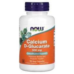Минералы NOW Calcium D-Glucarate 500 mg   (90 vcaps)