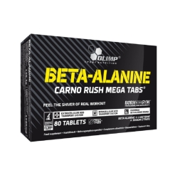 Аминокислоты в таблетках и капсулах Olimp Beta-Alanine Carno Rush Mega Tabs  (80 таб)