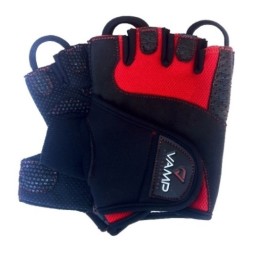 Мужские перчатки для фитнеса и тренировок VAMP RE-560 тренировочные перчатки  (Красный)