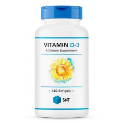 Отдельные витамины SNT Vitamin D3 5000 IU  (120 softgels)