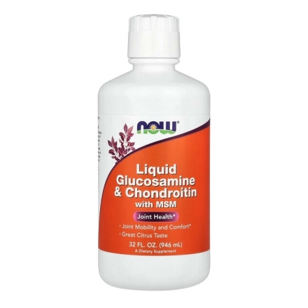 Glucosamine & Chondroitin with MSM Liquid, 946 мл.