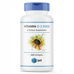 Витамин Д  SNT Vitamin D3 5000 IU  (240 softgels)