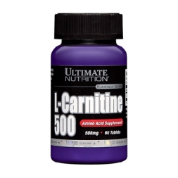 Л-карнитин в таблетках и капсулах Ultimate Nutrition L-Carnitine 500 мг  (60 таб)