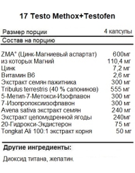 Тестобустер USN Testo Methox Gold 17   (80 капс)