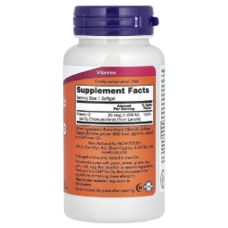 Витамин Д  NOW Vitamin D3 1,000IU (25 mcg)   (360 softgels)