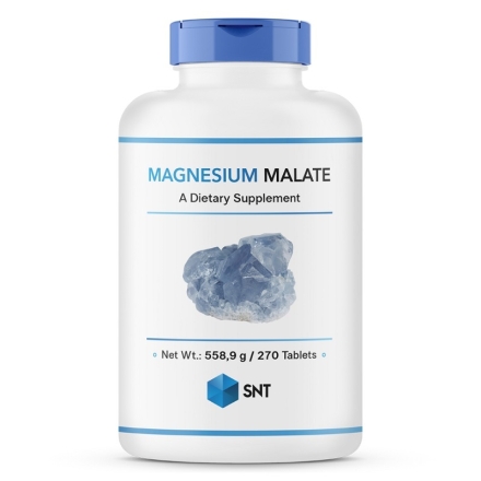 Малат магния SNT Magnesium Malate для укрепления нервов 400 mg  , Магний малат 400,  (270 таб.)