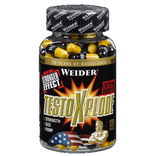 Testo Xplode (120 капс) купить тестобустеры Weider, цена в ...