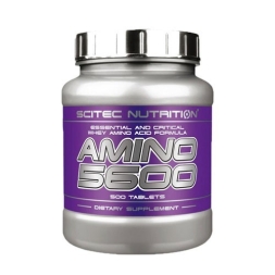 Аминокислоты в таблетках и капсулах Scitec Amino 5600  (500 таб)