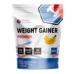 Гейнер с простыми углеводами Fitness Formula 100% Weight Gainer Premium  (3000 г)