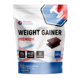 Высокоуглеводные гейнеры Fitness Formula 100% Weight Gainer Premium  (3000 г)
