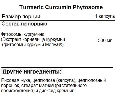 Now - phytosome de curcumine - 60 vcaps – Gagné en Santé
