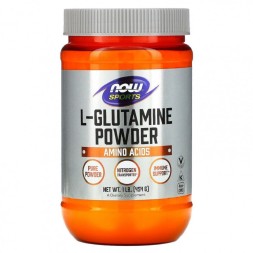 Глютамин NOW L-Glutamine Powder   (454g.)