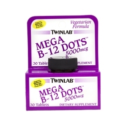 Витамин B12  Twinlab Mega B-12 Dots  (30 таб)