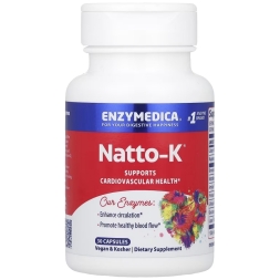 Таблетки для пищеварения ENZYMEDICA Natto-K   (30 caps.)