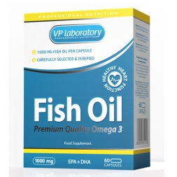 Жирные кислоты (Омега жиры) VP Laboratory Fish Oil  (60 капс)