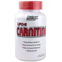Л-карнитин в таблетках и капсулах Nutrex Lipo 6 Carnitine  (60c.)