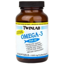 Омега-3 Twinlab Omega-3 Fish Oil  (50 капс)