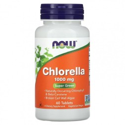 Общеукрепляющий препарат NOW Chlorella 1000mg  (60 таб)