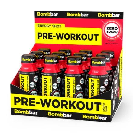 Предтренировочные комплексы BombBar Pre-Workout Energy Shot   (100 мл)