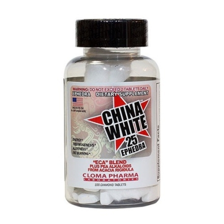  Cloma Pharma China White 25 Ephedra  (100 таб)