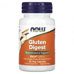 Препараты для пищеварения NOW NOW Gluten Digest 60 vcaps  (60 vcaps)