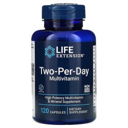 Мультивитамины и поливитамины Life Extension Two-Per-Day Multivitamin  (120 капс)