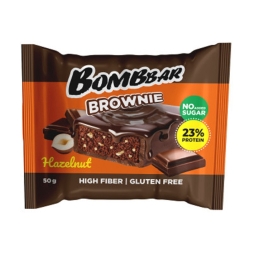 Десерты без сахара BombBar Brownie печенье глазированное 1x10  (50 гр.)