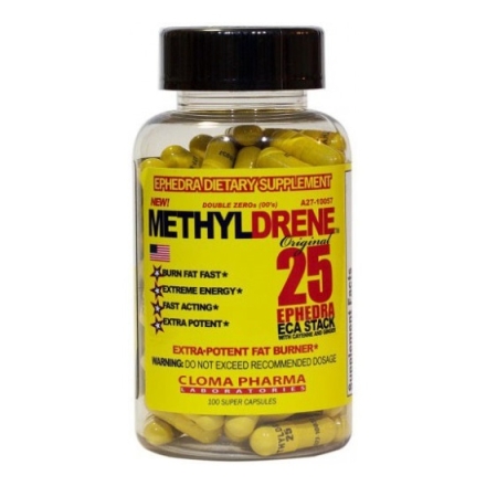  Cloma Pharma Methyl Drene 25 Ephedra  (100 капс)