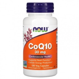 Коэнзим Q10  NOW CoQ10 30 мг  (120 капс)