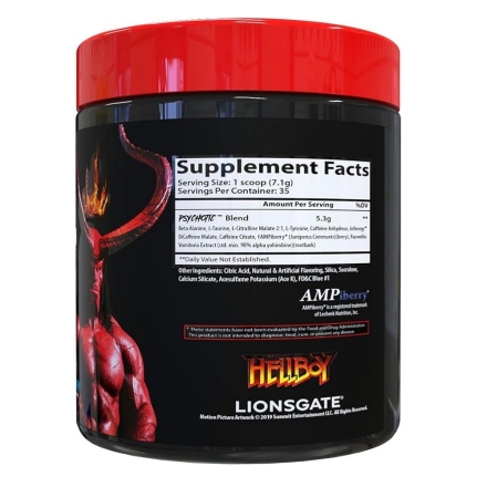 Предтренировочные комплексы Insane Labz Psychotic Hellboy   (247g.)