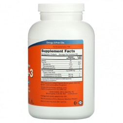 Жирные кислоты (Омега жиры) NOW Omega-3  (500 капс)
