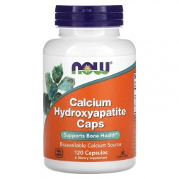 Кальций NOW Calcium Hydroxyapatite   (120 капс)