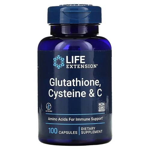 Glutathione, Cysteine & C 100 caps Life Extension (100 )       -