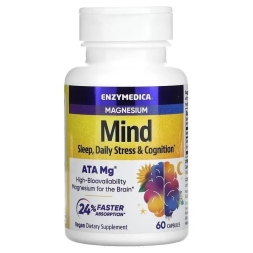 Магний ENZYMEDICA Magnesium Mind для успокоения  (60 капс)