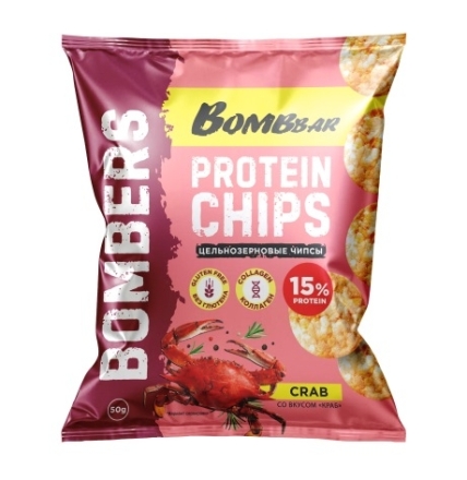 Протеиновые чипсы  BombBar Protein Chips   (50 г)