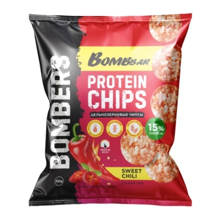 Протеиновые чипсы  BombBar Protein Chips   (50 г)