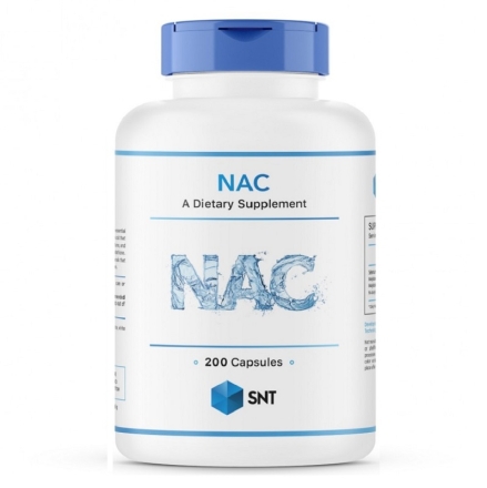 NAC (N-ацетилцистеин) SNT NAC 600 mg (200 капс.)