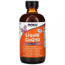 Коэнзим Q10  NOW CoQ10 Liquid   (118ml.)