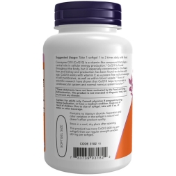 Коэнзим Q10  NOW CoQ10 600 mg   (60 Softgels)