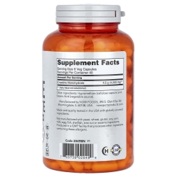 Креатин в капсулах и таблетках NOW Creatine Monohydrate 750 мг  (240 vcaps)