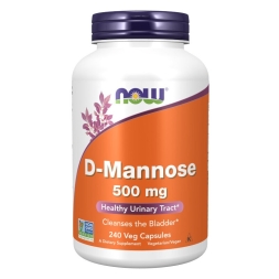Специальные добавки NOW D-Mannose 500 mg  (240 vcaps)
