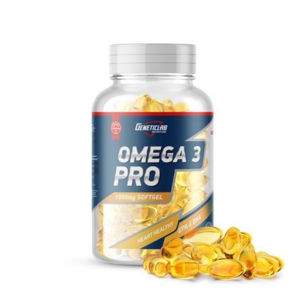 Омега-3 Geneticlab Omega 3 Pro +Vitamin E  (90 капс)