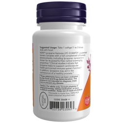 Антиоксиданты  NOW Lycopene 10 mg   (60 Softgels)